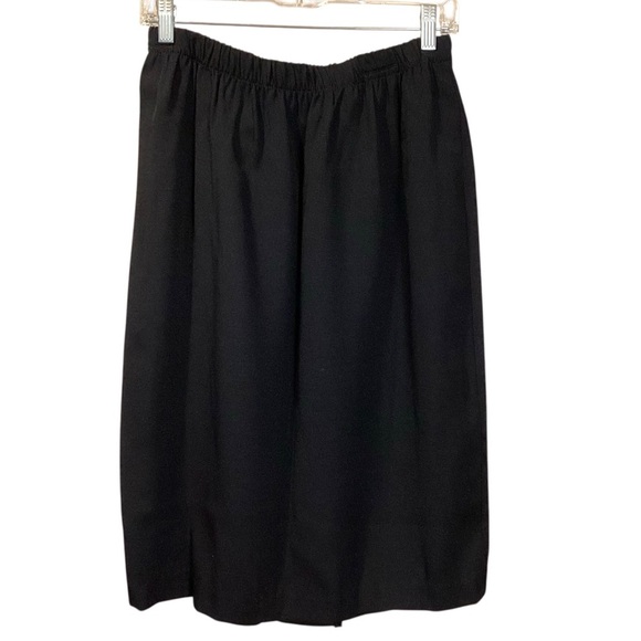 Vintage 80s/90s Periwinkle by B. David Black Skirt Suit Set Gold Trim NWT Formal - Picture 4 of 15